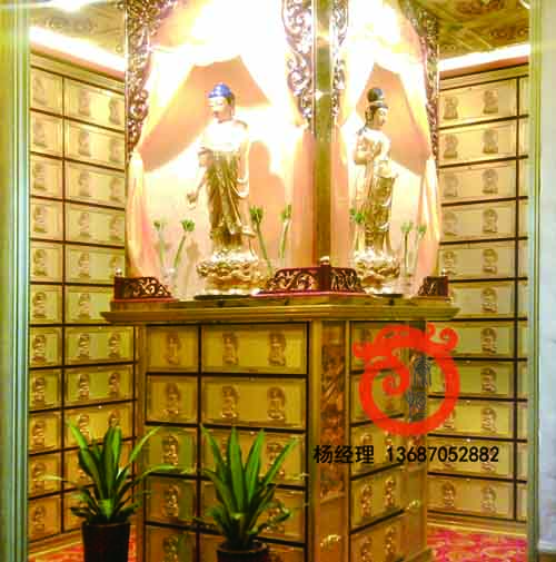 寺廟殯儀館裝修骨灰存放樓工程實(shí)景圖(23)